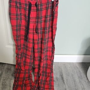 Red Plaid Lounge Pants Victoria Secret
